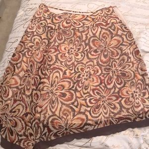 Flower mini skirt